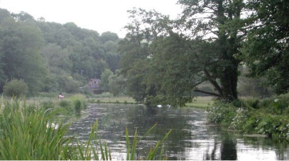 fly fishing on the river avon heale estate